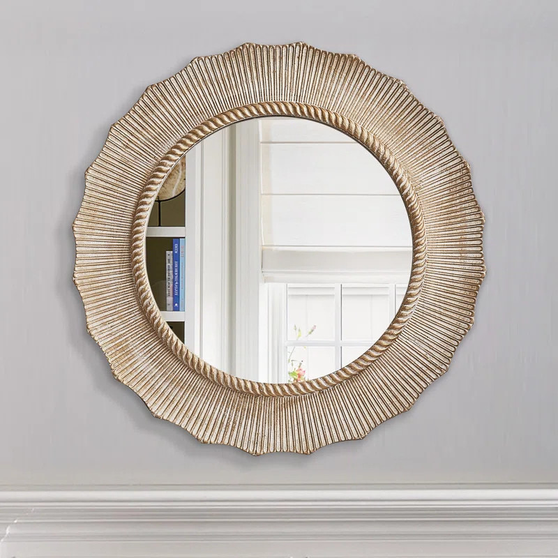 The Twillery Co.® Dayse Wood Wall Mirror & Reviews | Wayfair | Wayfair North America