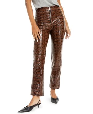 Danielle Bernstein Faux-Snakeskin Pants, Created for Macy's | Macys (US)