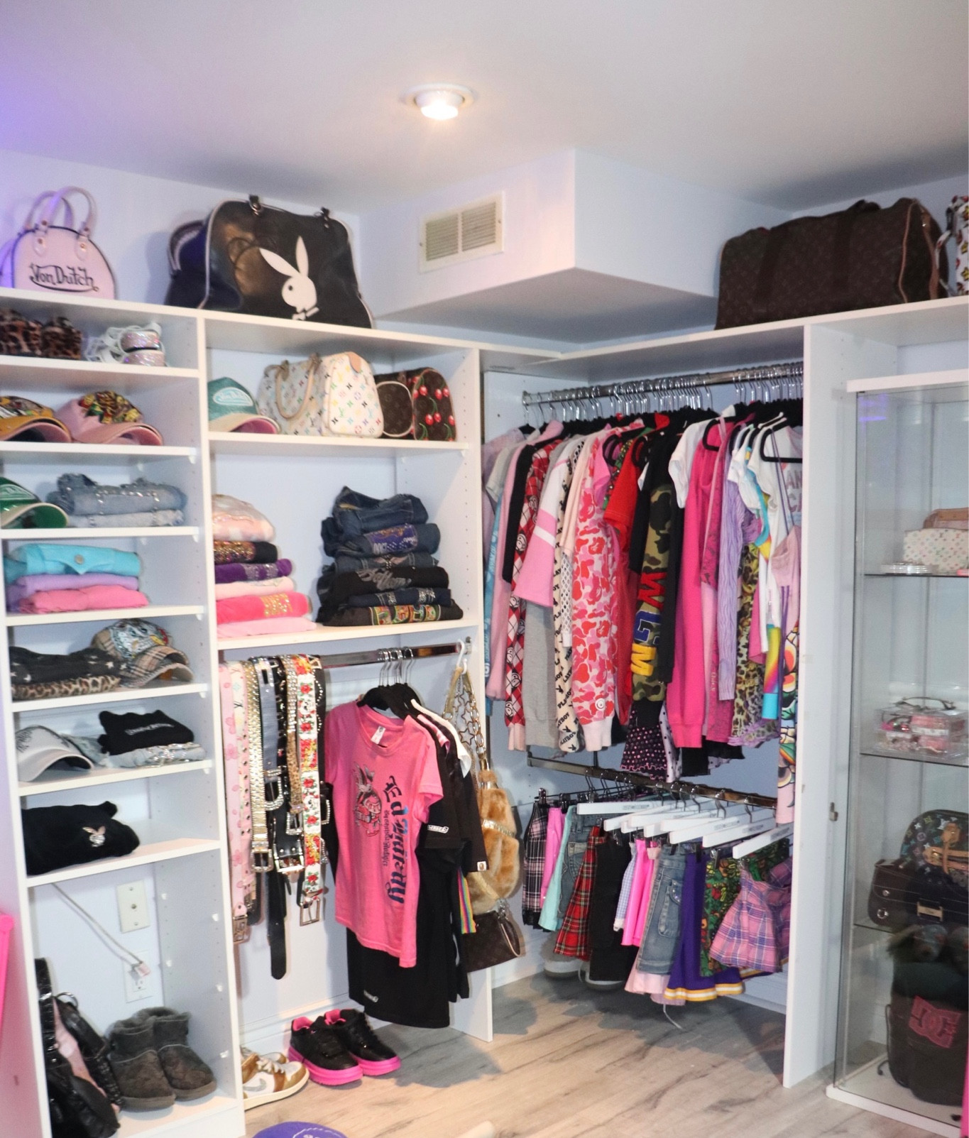 Custom build walk in closet pieces #walkincloset #diy