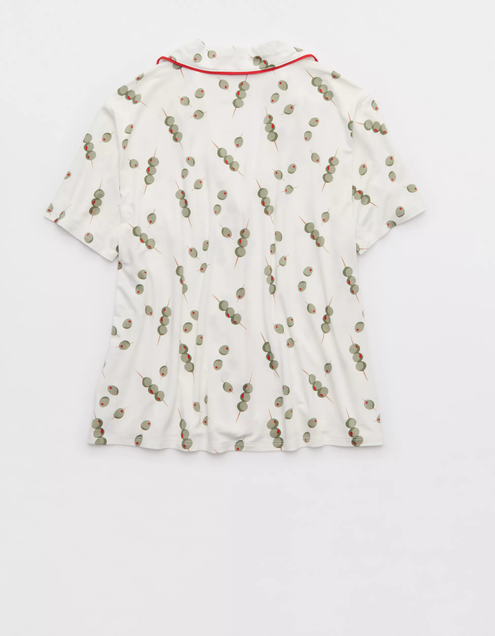 Aerie Real Soft® Short Sleeve Pajama Shirt | Aerie