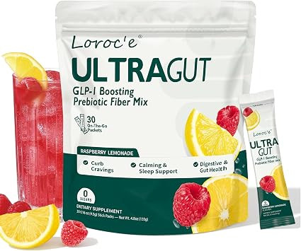 UltraGut GLP-1 Booster Fiber Mix Drink, Cortisol Reducer & Sleep Aid, for Weight Loss & Gut Healt... | Amazon (US)