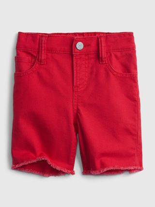 Toddler Elasticized Pull-On Denim Shorts with Stretch | Gap (US)