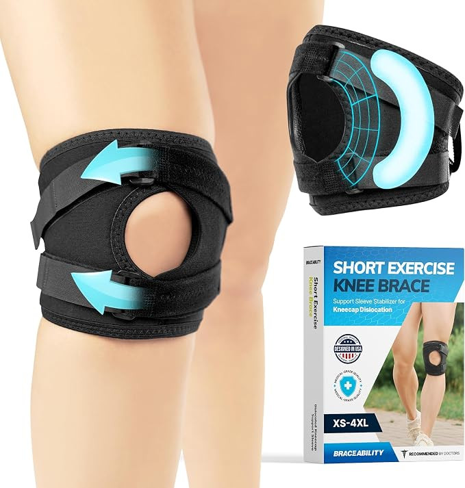 BraceAbility Patella Knee Brace for Women and Men - Patella Stabilizer Brace for Kneecap Dislocat... | Amazon (US)