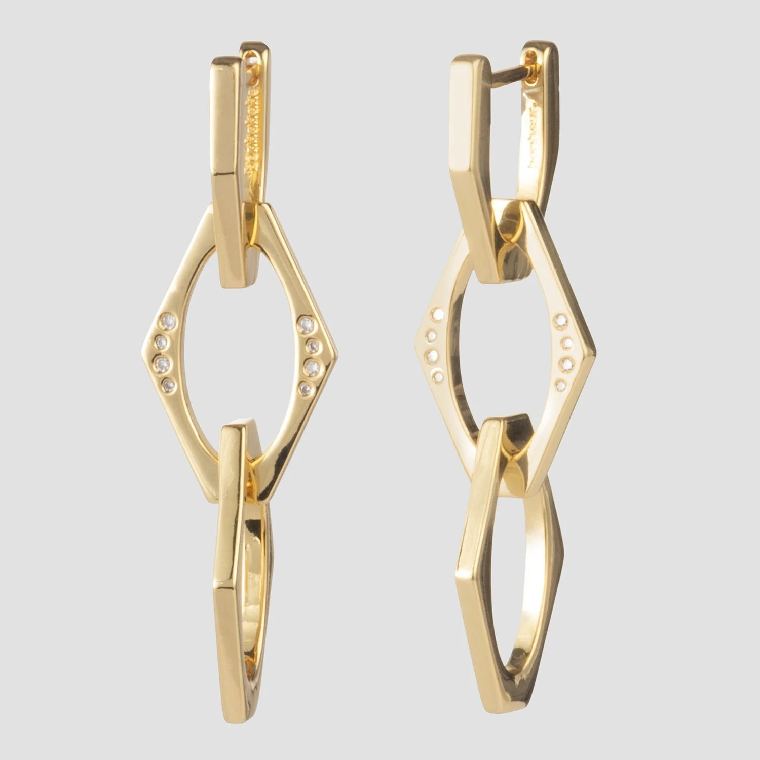 Billie Link Chain Earrings | BONHEUR JEWELRY