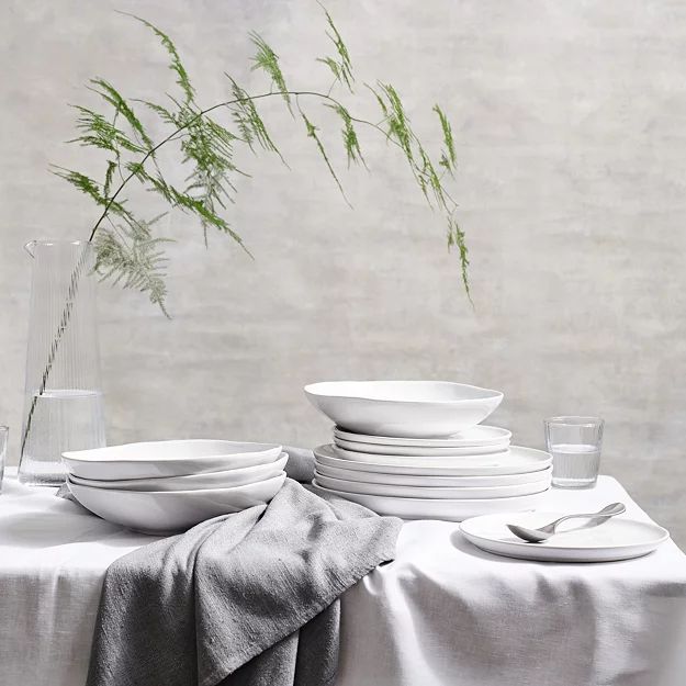 Portobello 12 Piece Dinner Set | The White Company (UK)