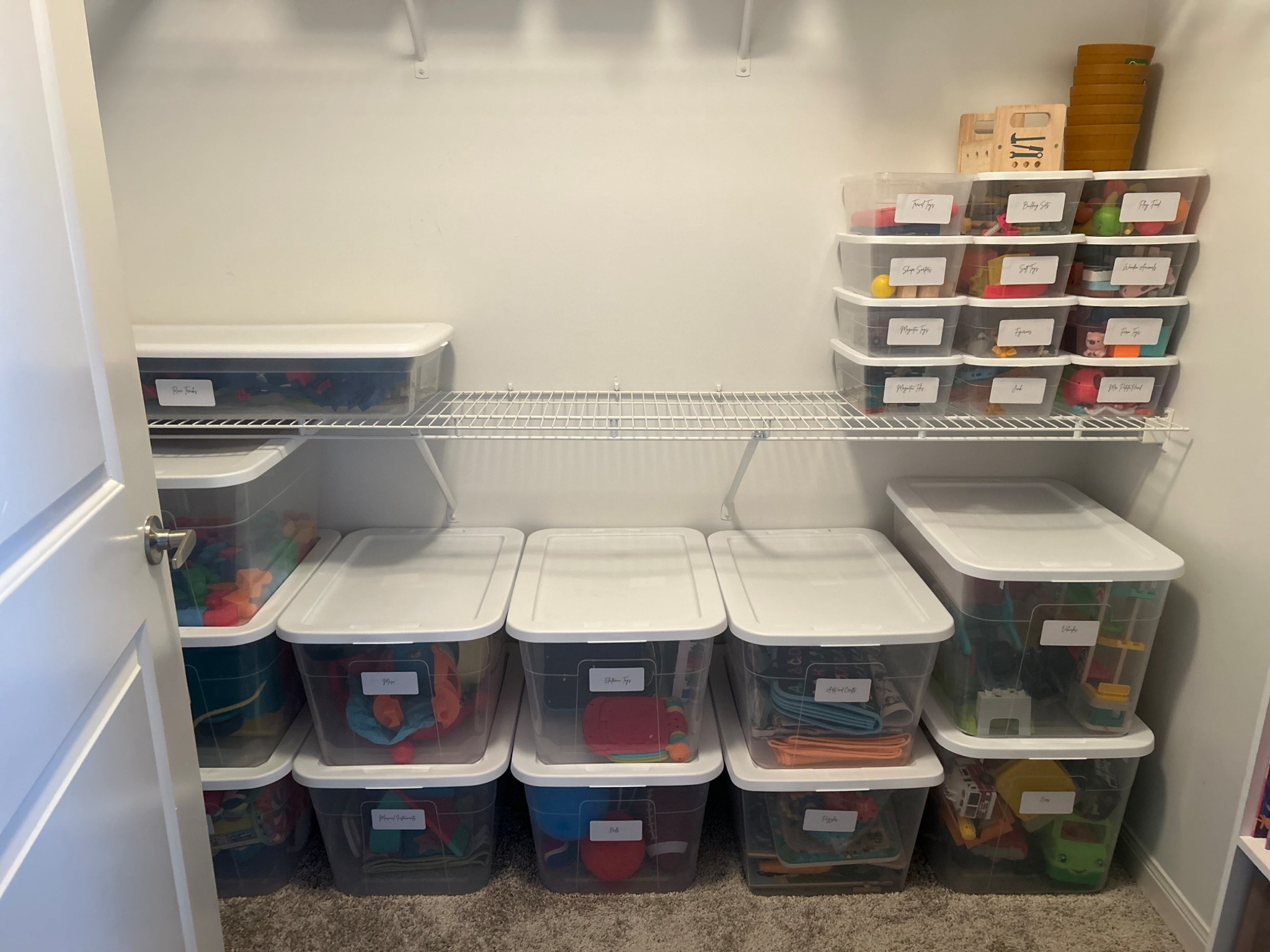 Organizing my kids’ toys with these storage containers made such a difference in our space 🤍 I love having a place for everything, and the variety of sizes keeps it all looking clean and cohesive 🧸

#LTKKids #LTKHome #LTKmomlife