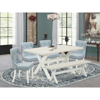 6 - Person Solid Wood Dining Set | Wayfair North America