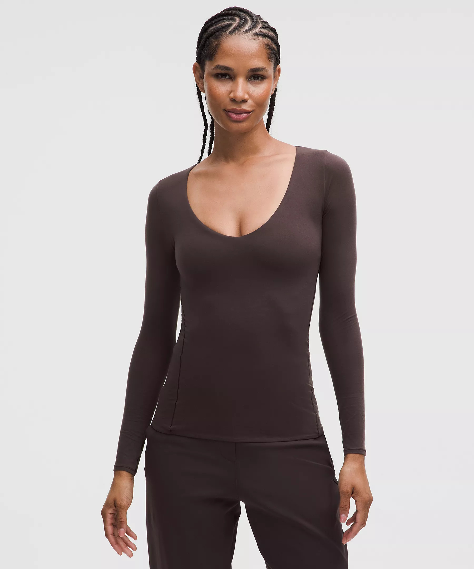 Wundermost Ultra-Soft Nulu V-Neck Long-Sleeve Shirt | Lululemon (US)
