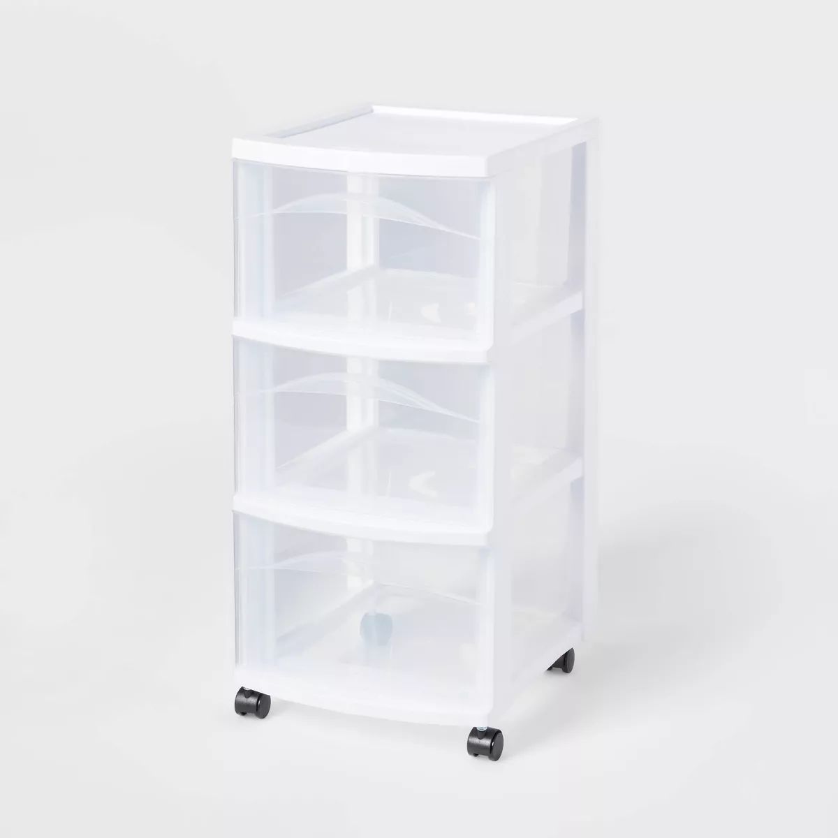 3 Drawer Medium Cart White - Brightroom™ | Target