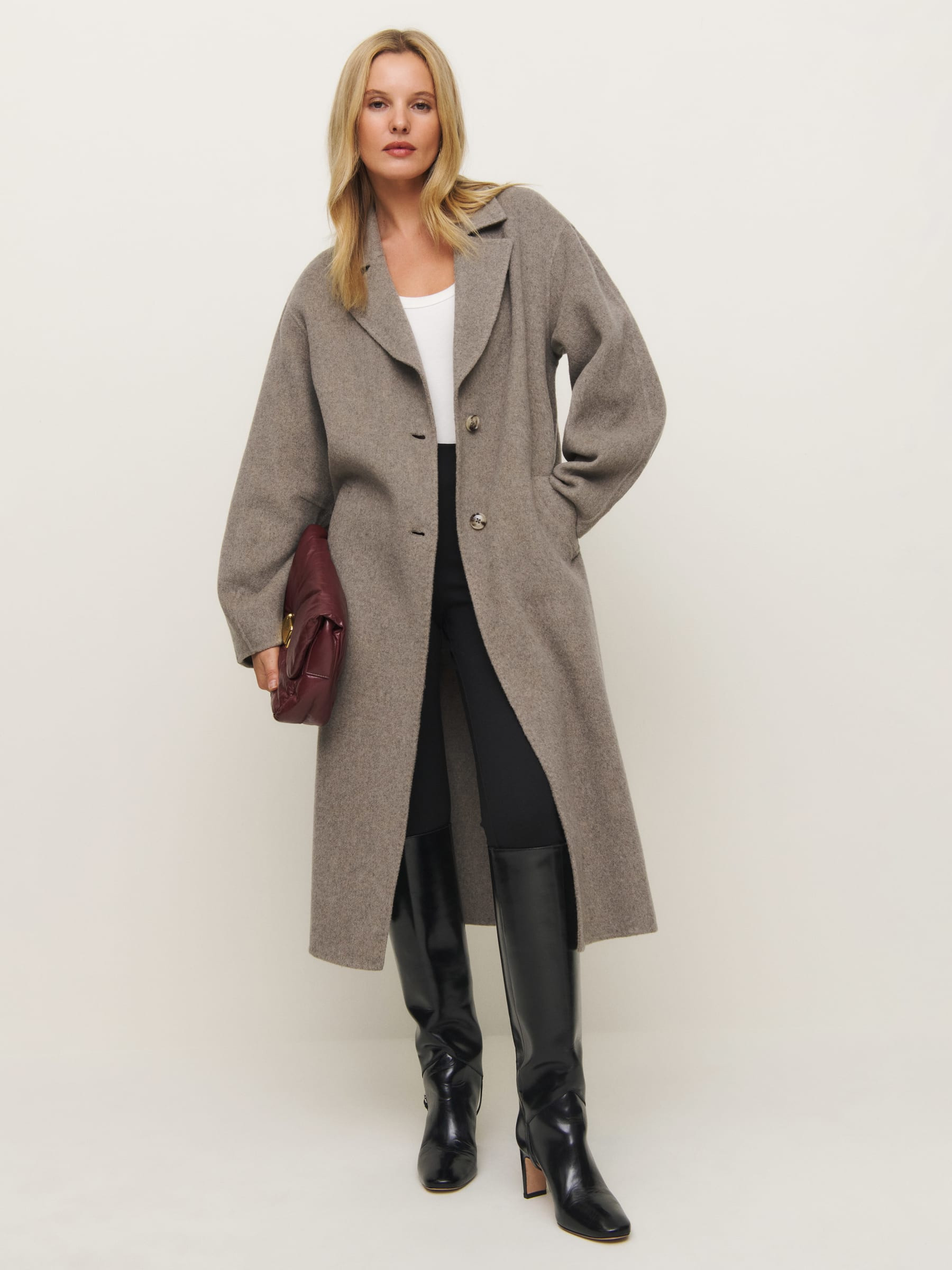 Wyatt Double-faced Coat | Reformation (Global)