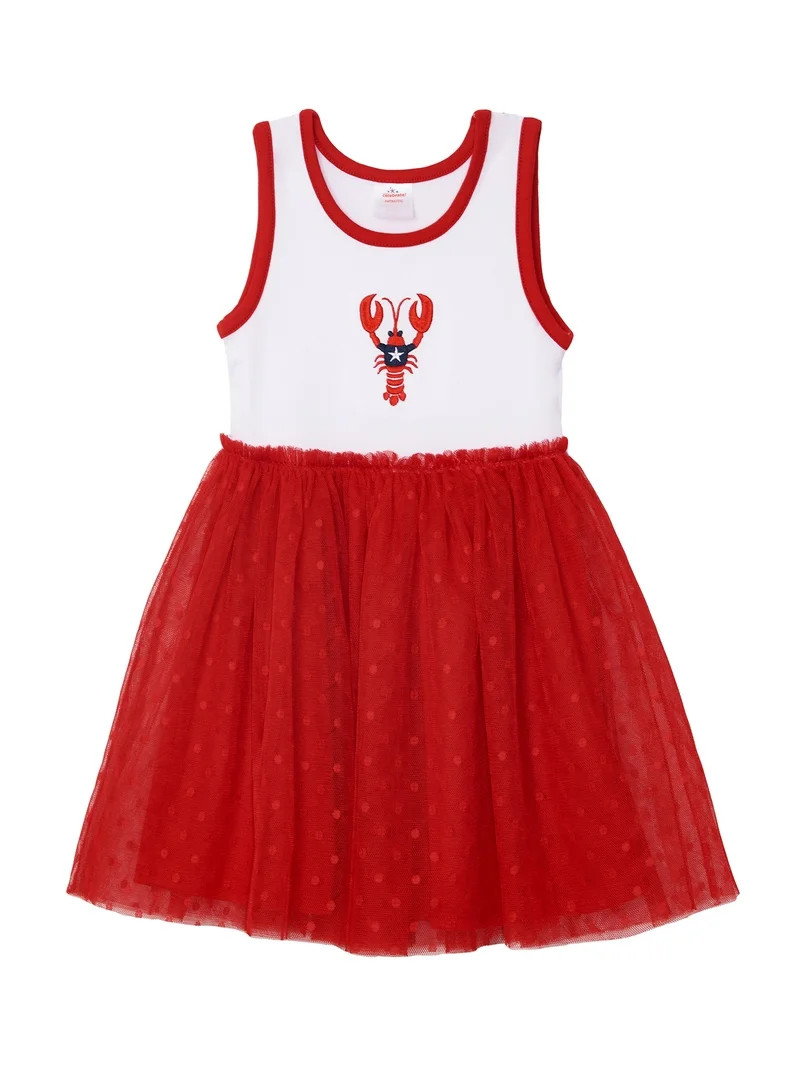 Way to Celebrate Toddler Girl Americana Tutu Dress, Sizes 12M-5T - Walmart.com | Walmart (US)