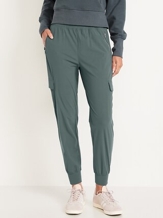High-Waisted SleekTech Cargo Joggers | Old Navy (US)
