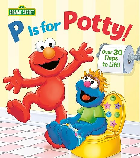 P is for Potty! (Sesame Street) (Lift-the-Flap)      Board book – Lift the flap, July 22, 2014 | Amazon (US)