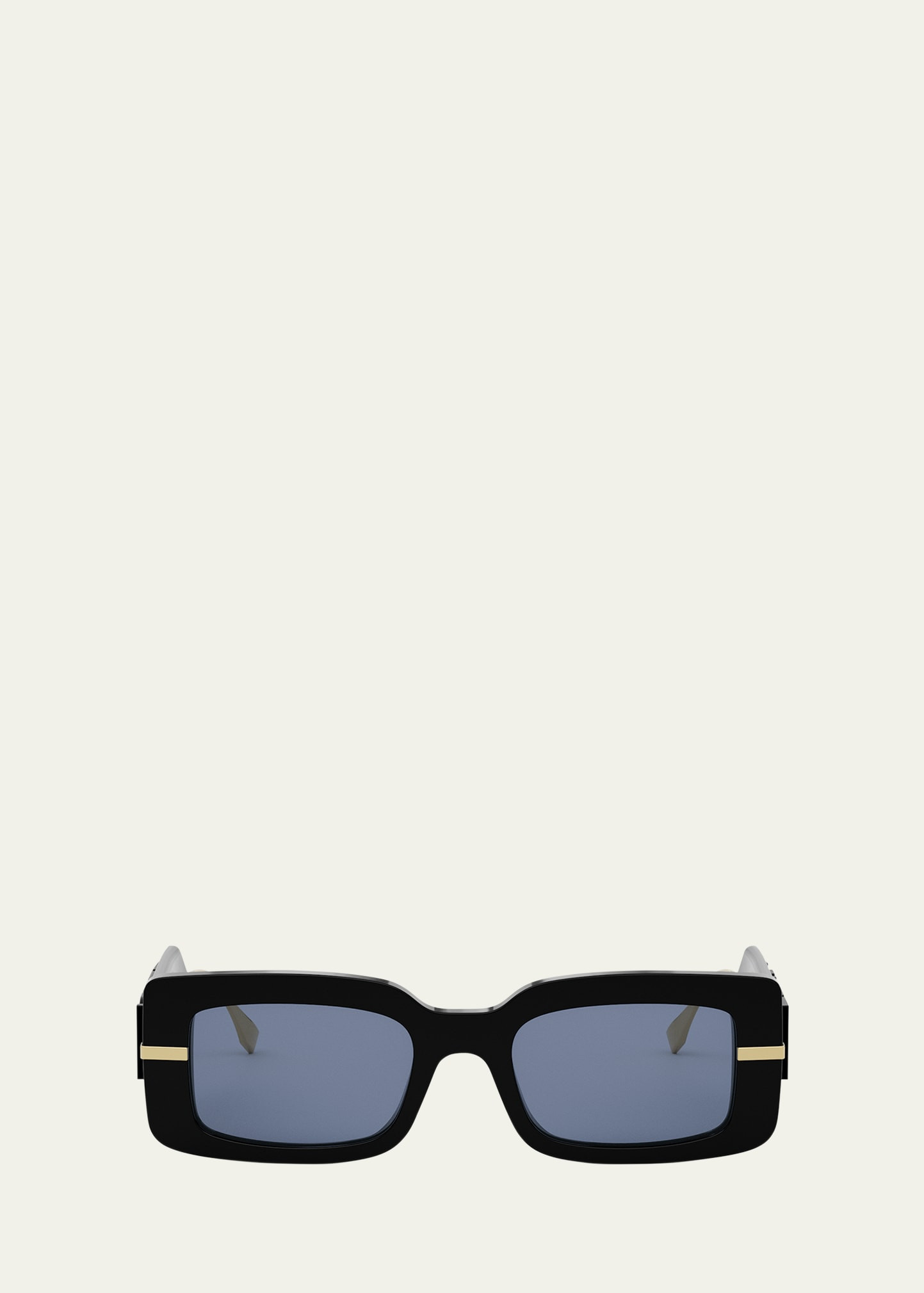 Fendi Logo Acetate Rectangle Sunglasses | Bergdorf Goodman