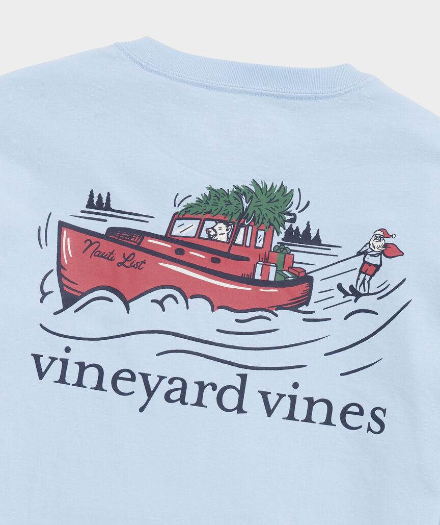 Water Skiing Santa Long-Sleeve Tee | vineyard vines