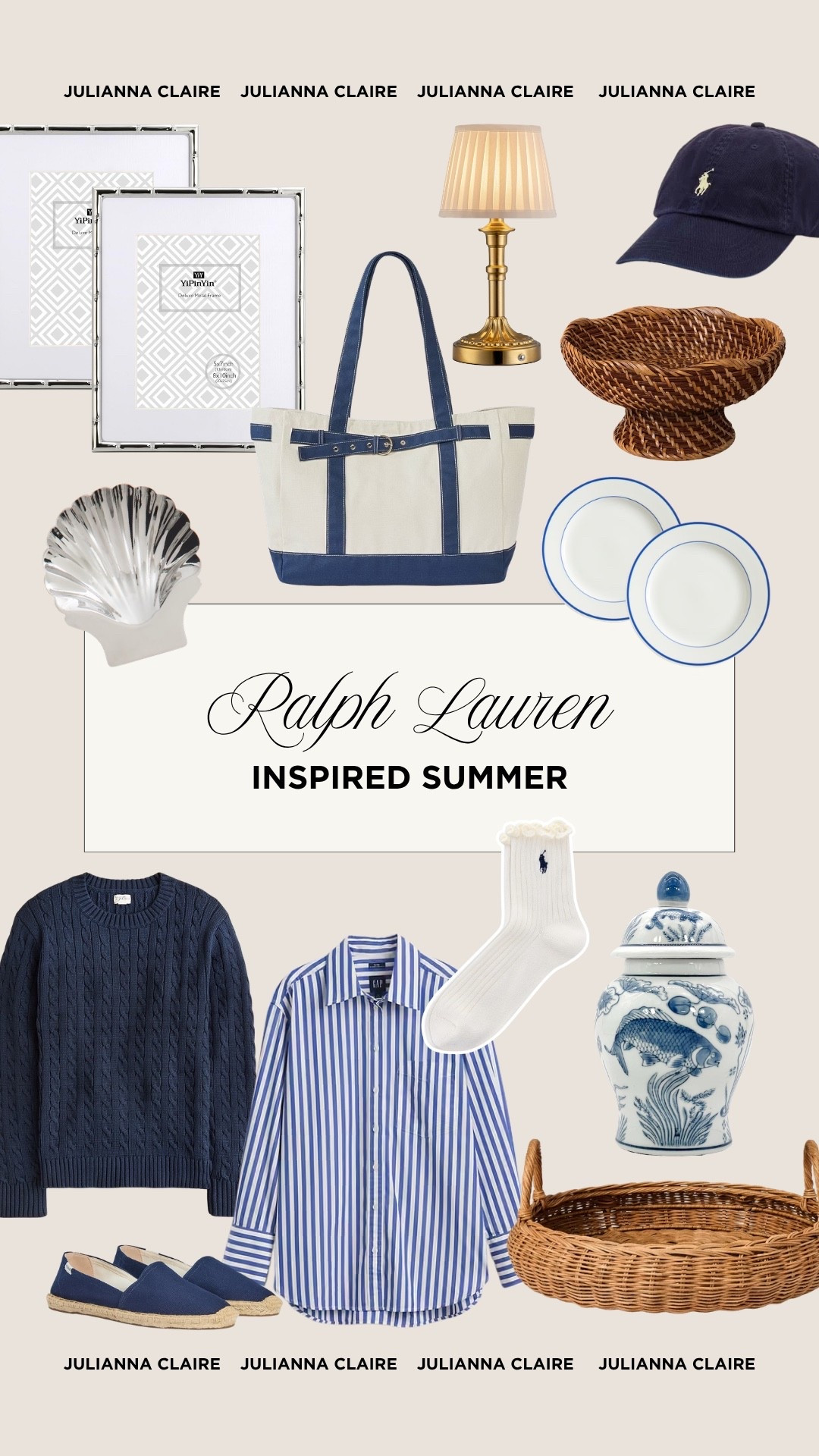 Ralph Lauren inspired summer finds!

#LTKHome #LTKootd #LTKgrwm