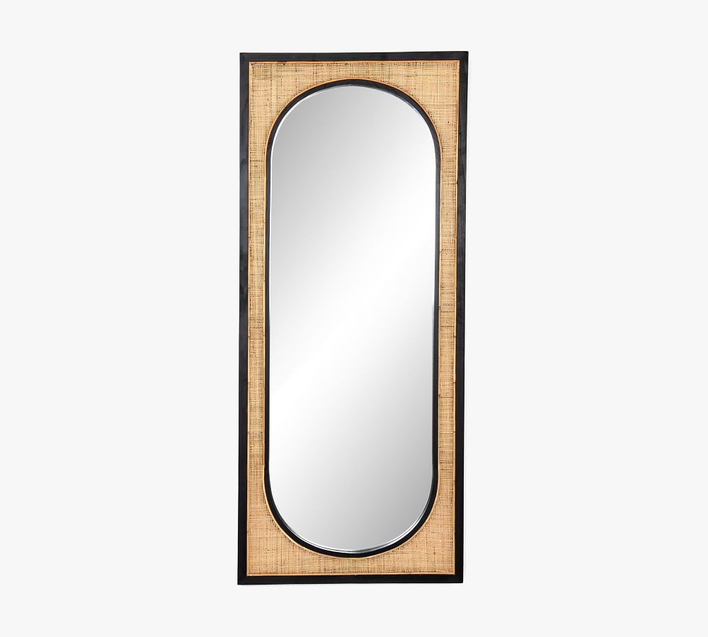 Dolores Cane Wall Mirror, 30&amp;quot;W x 70&amp;quot;H | Pottery Barn (US)