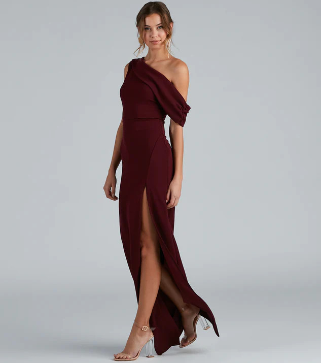Octavia Formal A-Line Crepe Dress | Windsor Stores