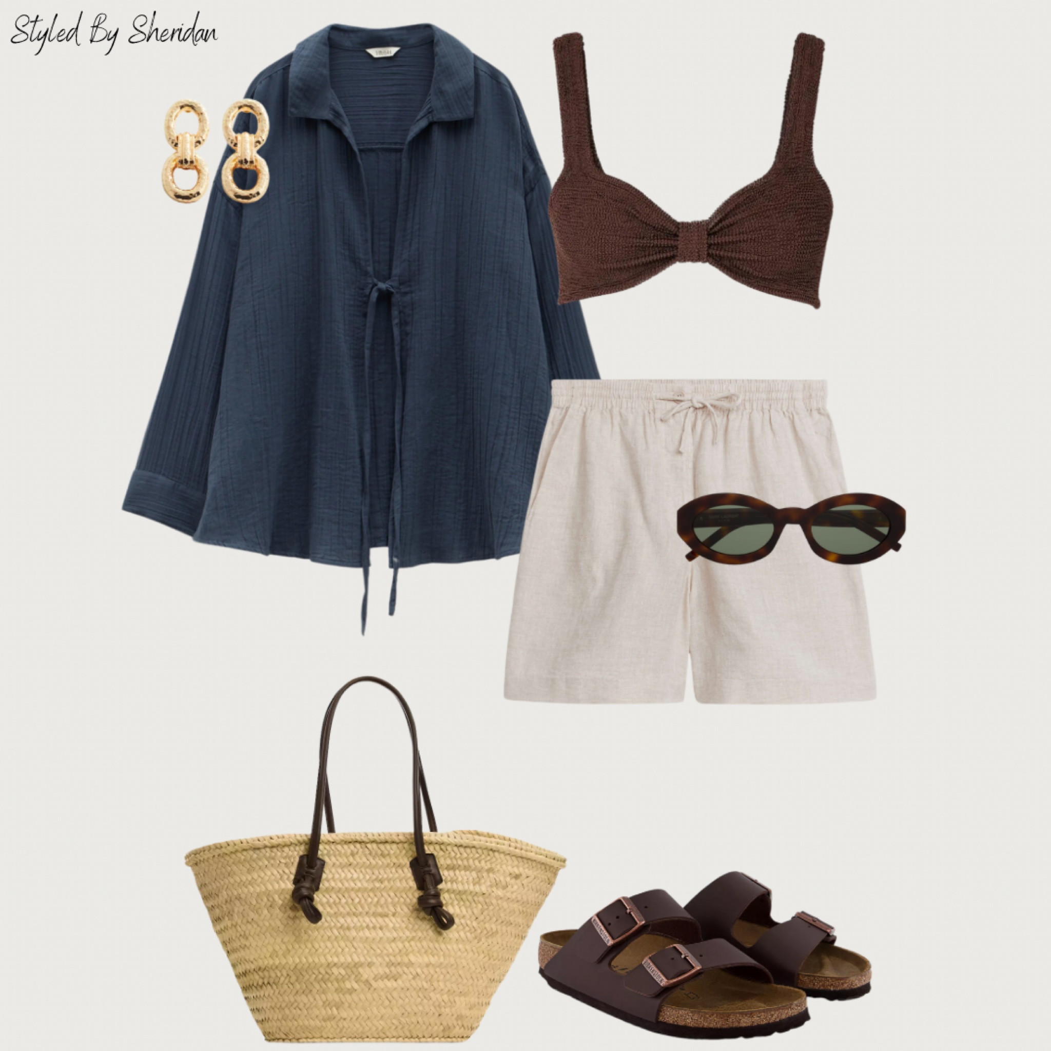 Holiday outfit 🌴🥥 ☀️

Swimwear, beach outfit, beach bag, Birkenstocks, sandals, bikini coverup 

#LTKstyletip #LTKswim #LTKSeasonal