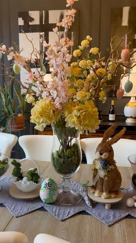 Let’s decorate for Easter.  Here’s my dining room table all decked out with florals and bunnies.  

#LTKstyletip #LTKSeasonal #LTKhome
