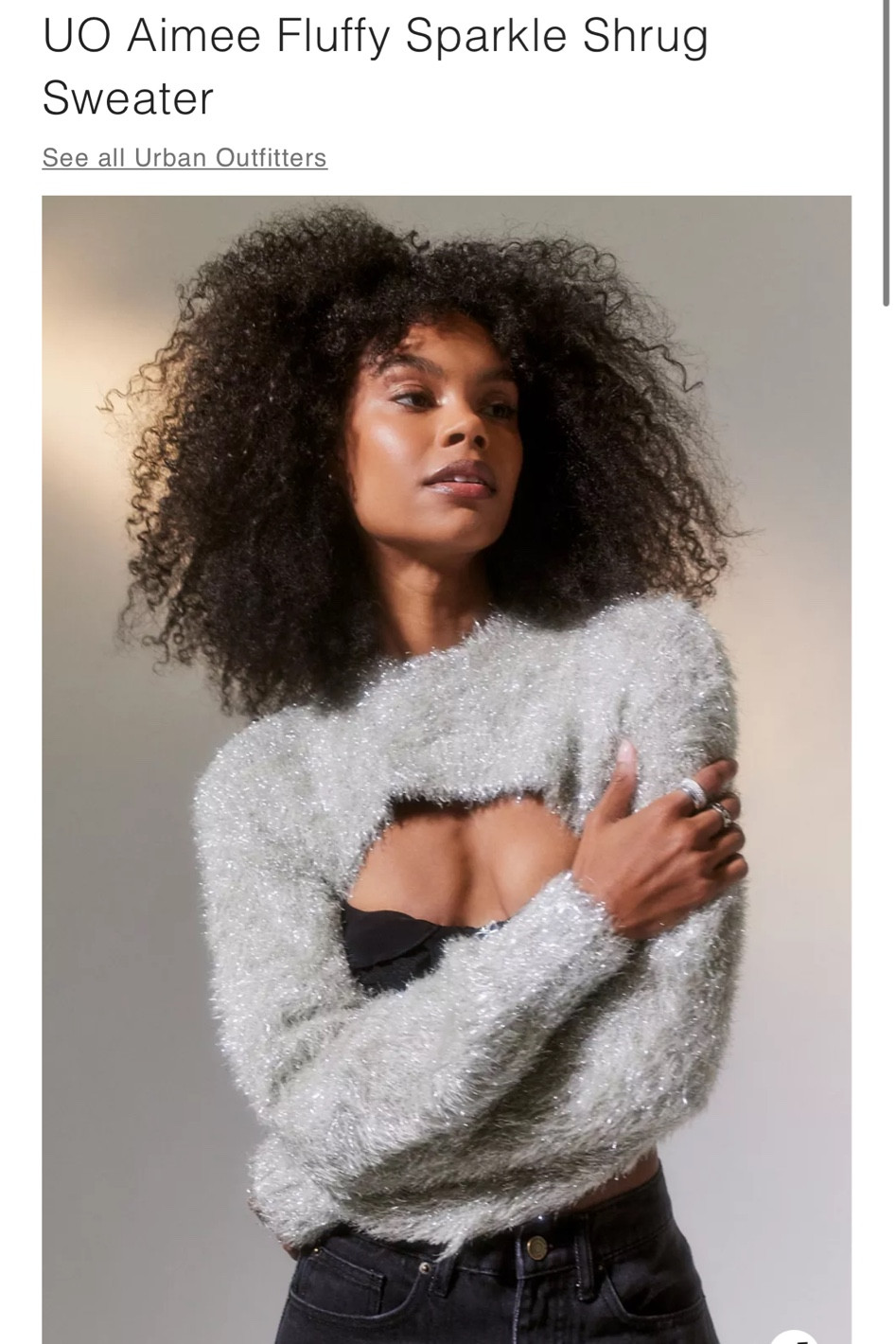 URBAN OUTFITTERS // Sparkle Shrug

#LTKHoliday #LTKSeasonal #LTKstyletip