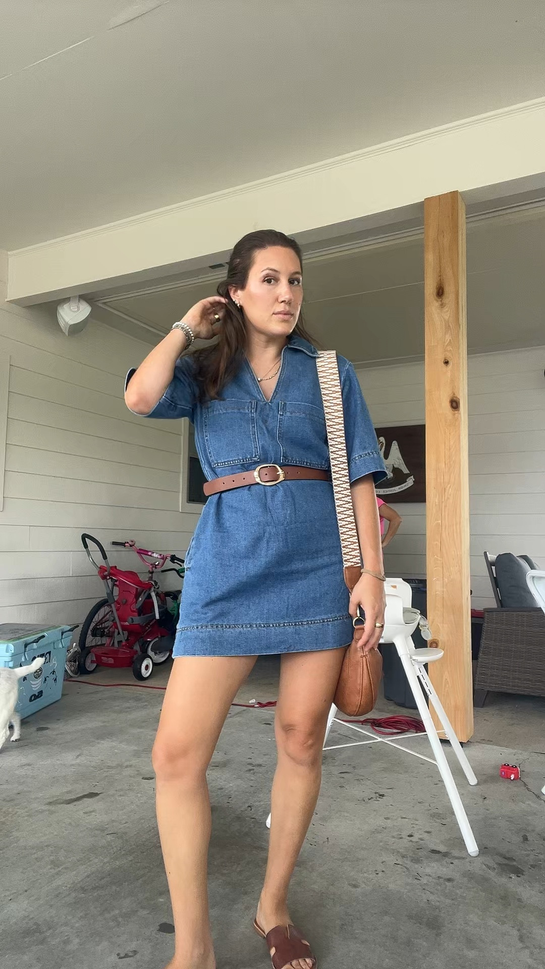 Blue Jean dress #casual #dress #summercasual #falltransition 

#LTKPetite #LTKFindsUnder50