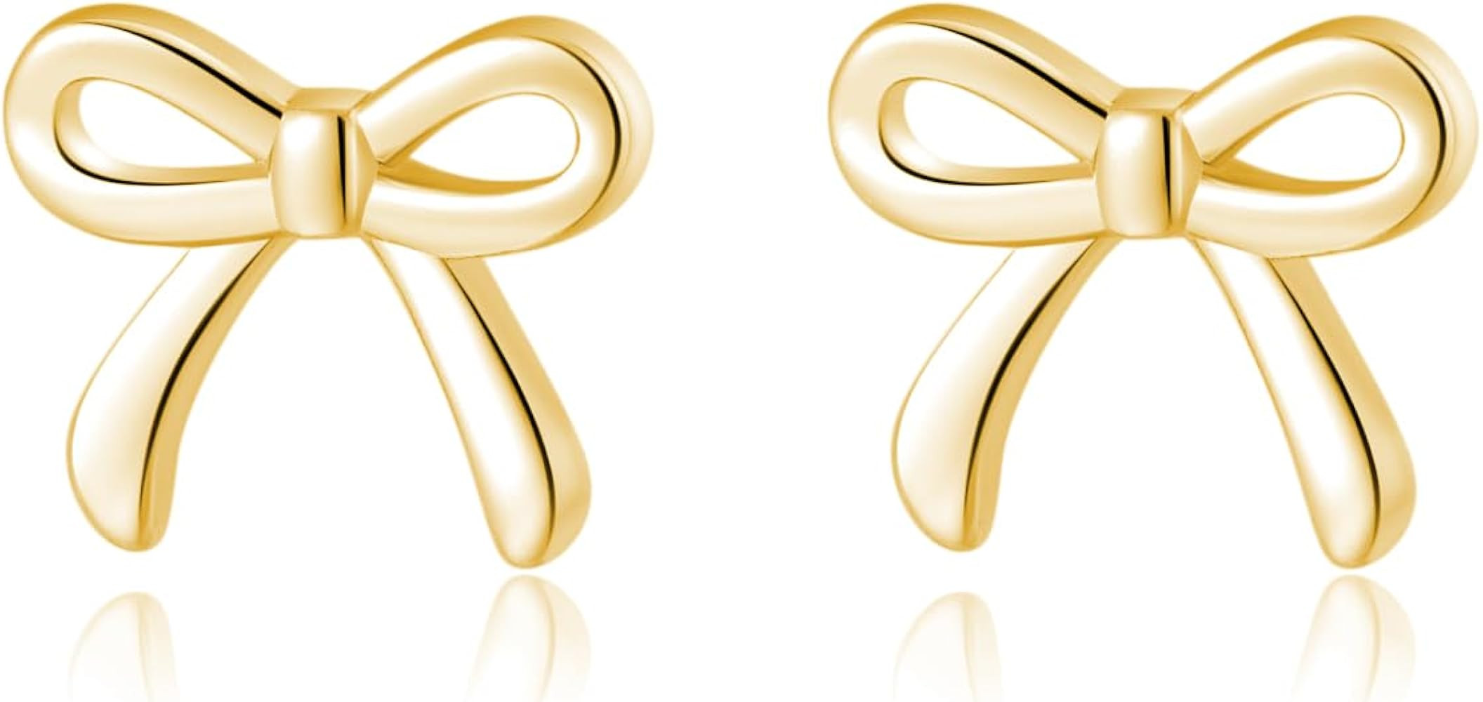 SLUYNZ Solid 925 Sterling Silver Tiny Bow Earrings Stud for Women Teens Small Bowknot post Stud E... | Amazon (US)