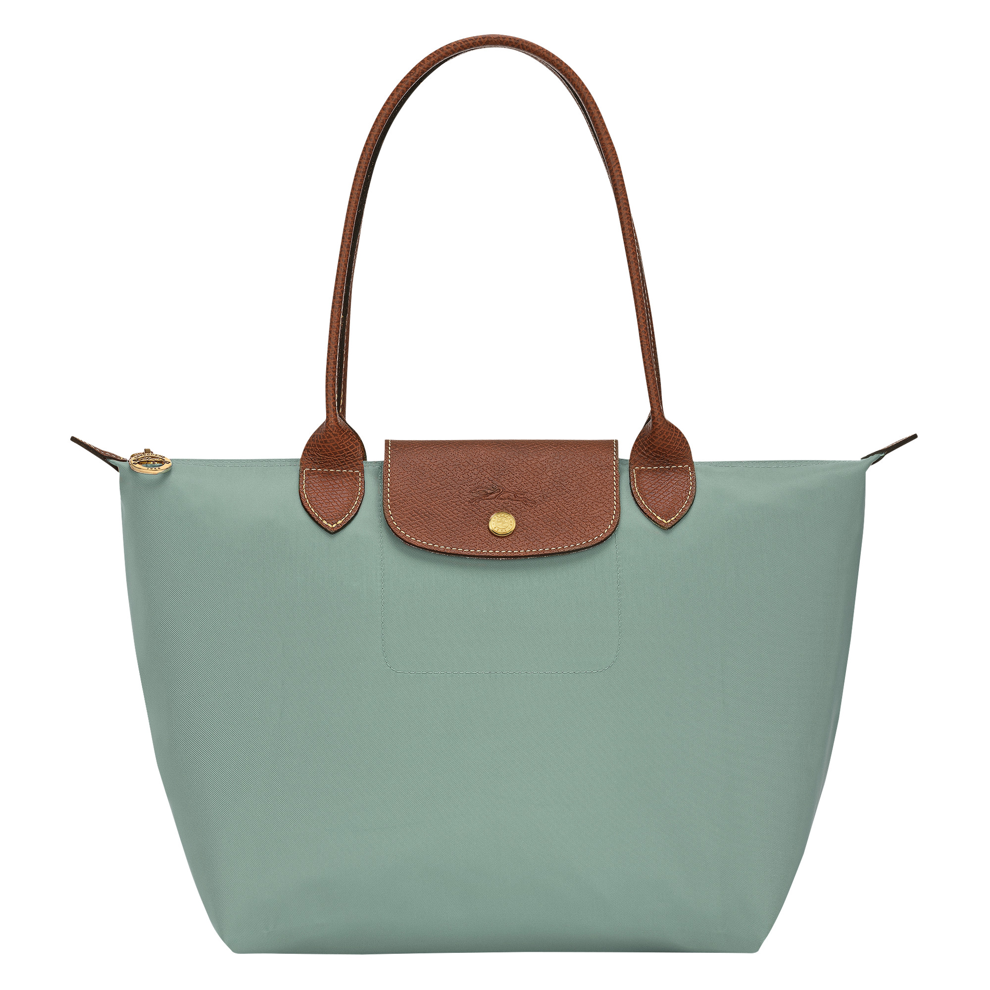 Le Pliage Original M Tote bag Celadon - Recycled canvas | Longchamp US | Longchamp