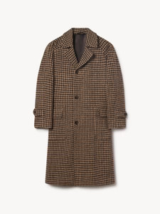 Spiced Houndstooth Windward Balmacaan - Buck Mason- Modern American Classics | Buck Mason