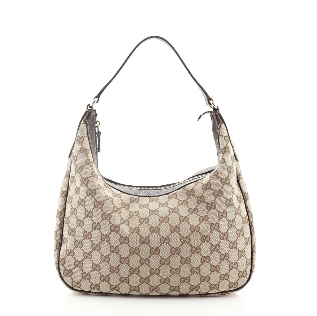 Gucci Charmy Hobo GG Canvas Medium Brown 6577750 | Rebag