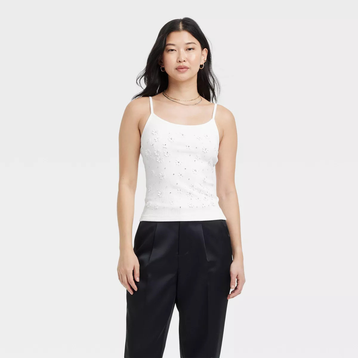 Women's Embellished Tank Top - A New Day™ | Target