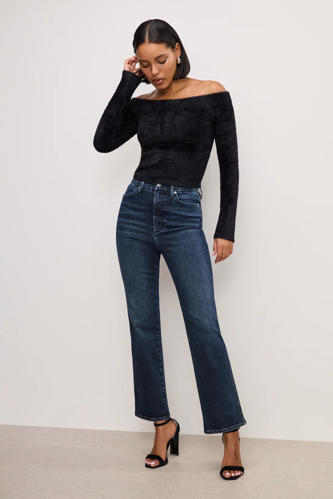 SOFT-TECH GOOD BOY STRAIGHT JEANS | Good American