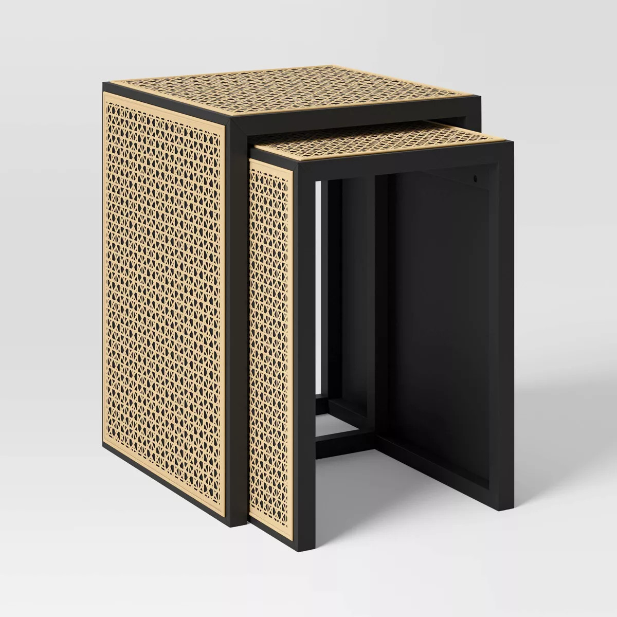 Nesting Accent Table Black/Natural - Threshold™ | Target