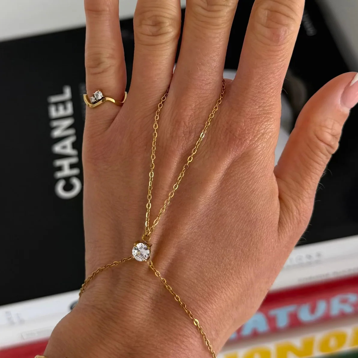 She's A Gem Hand Chain | Evry Jewels