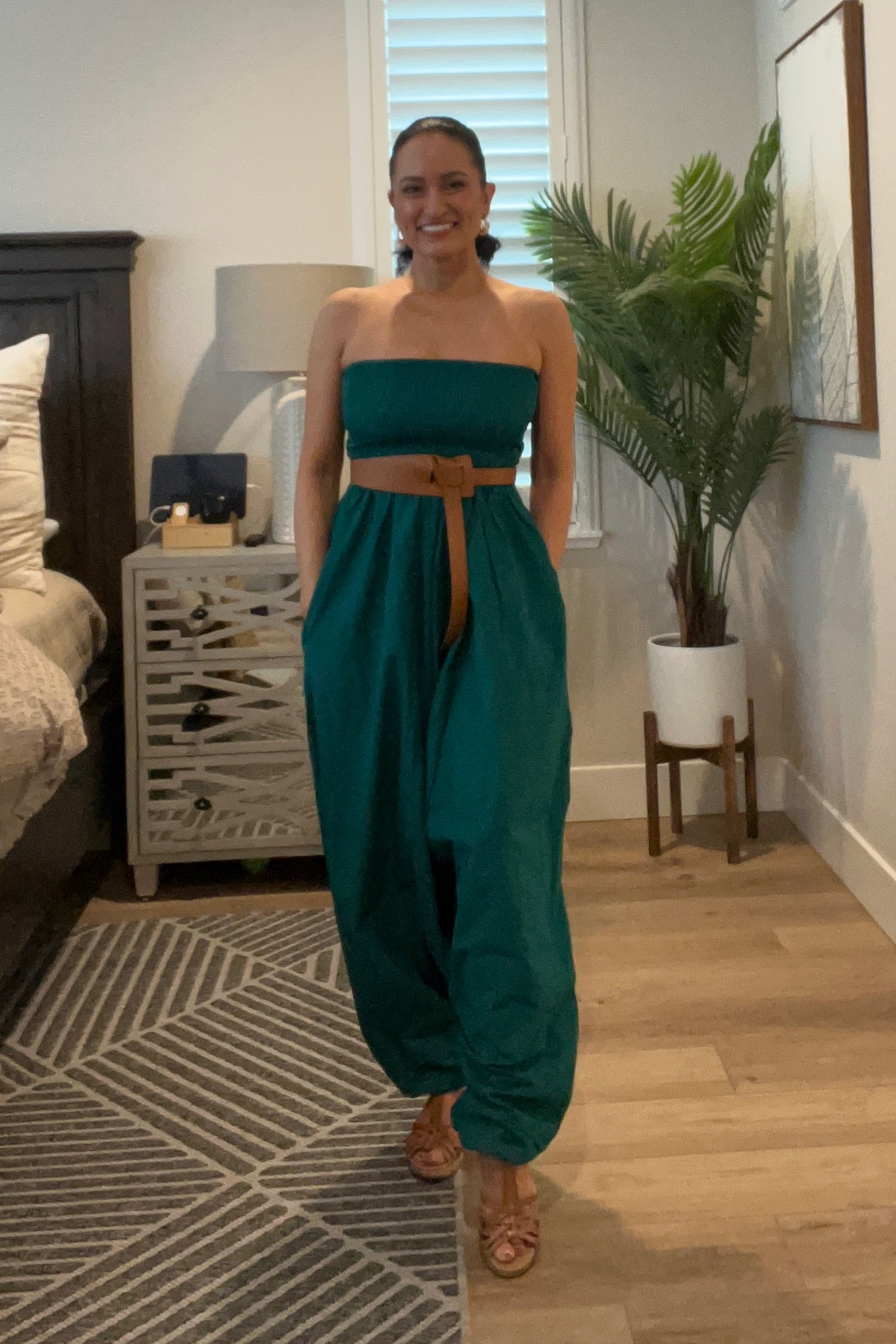 OMG! The comfiest jump suit EVER! This jumper is so so cute! It’s roomy and feels like you aren’t wearing anything at all! It’s perfect for spring and summer. You can dress this guy up with heels and a cute little clutch and belt or just throw in some sneakers or flat sandals and you are all good to go! #summeroutfit #springoutfit #amazonfashion #affordablefashion #outfitideas #over40fashion #comfyoutfit 

#LTKstyletip #LTKunder50 #LTKFind