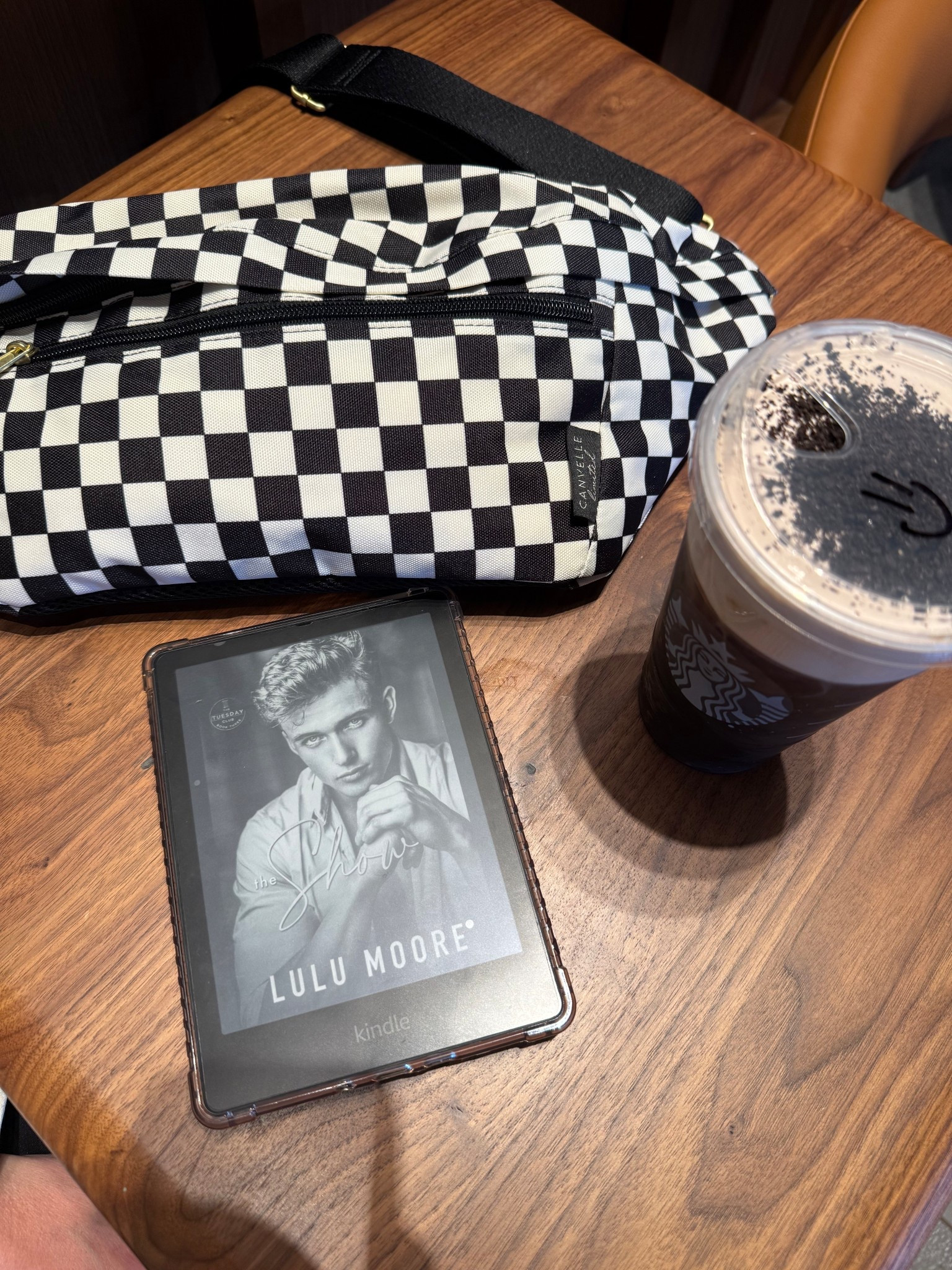 spent Sunday morning solo: recording content, popping into work for a bit, and enjoying coffee and a book at starbs.

if goose is going to be away for a conference for most of the week, this is the perfect way to mentally prepare for the solo parenting adventure. and if I can I get him to do this again next weekend for a reward for surviving, I’ll def renew his contract early 😉

@canvelle 🖤🤍 checkered is back on limited release! code SNACCIDENT15

#LTKItBag #LTKMidsize #LTKPlusSize