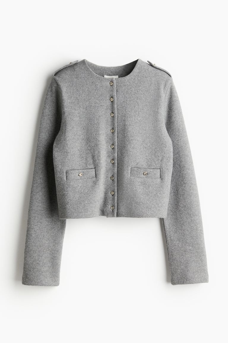 Button-detail jacket | H&M (UK, MY, IN, SG, PH, TW, HK)