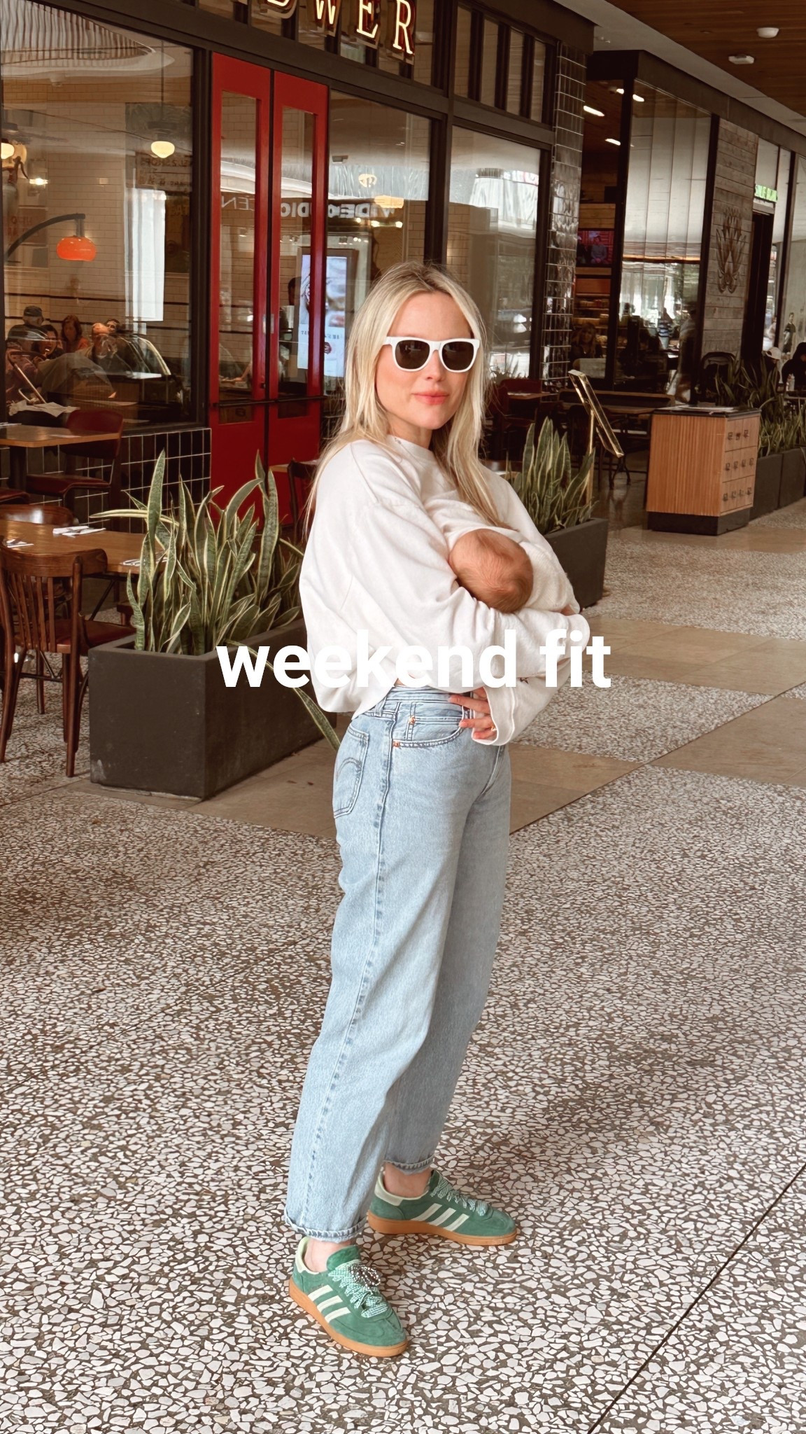 My weekend outfit and ribcage jeans. I am 5’6 and I usually wear a 25 (right now post pregnancy a 26) 

#LTKOver40 #LTKStyleTip #LTKSpringSale