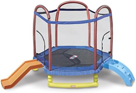 Little Tikes 7' Climb 'N Slide Trampoline | Amazon (US)