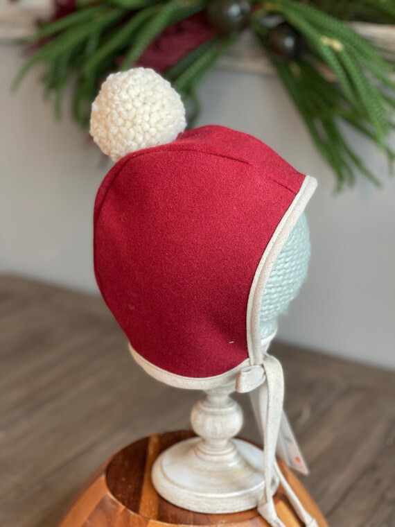 Size 2/3 Years - Winter Wool/Sherpa Lined Bonnet/Hat | Etsy (CAD)