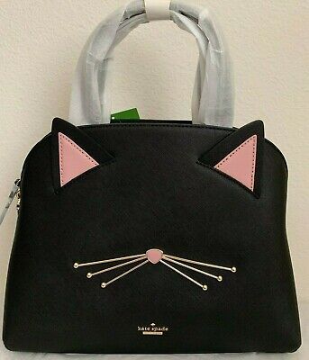 NWT Kate Spade Cat's Meow Cat Lottie Leather Satchel Bag $398 pxru8519~Sold Out!  | eBay | eBay US