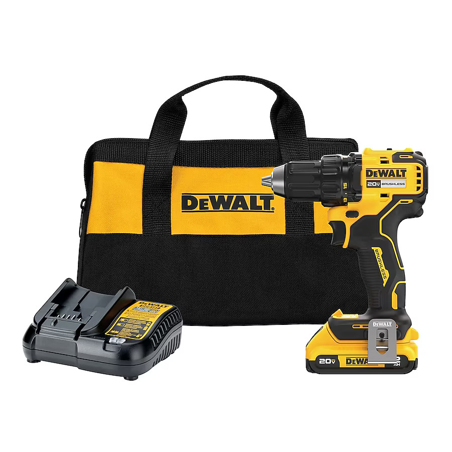 DEWALT 20-volt Max 1/2-in Keyless Brushless Cordless Drill (1-Battery Included, Charger Included ... | Lowe's
