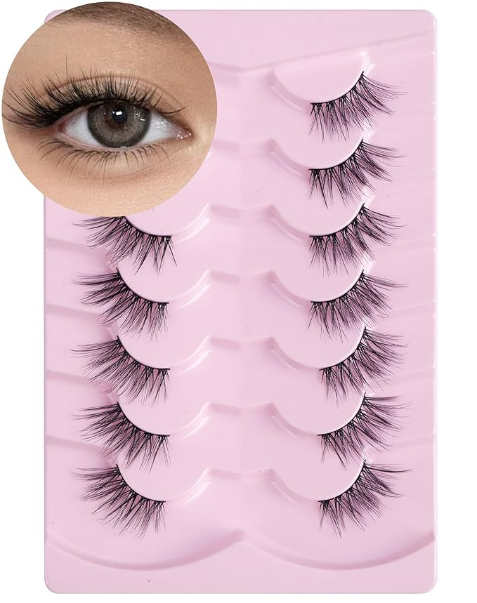 Onlyall Half Eyelashes Corner Lashes Natural Lashes Half Lashes Wispy End Lashes Corner Eyelashes... | Amazon (US)