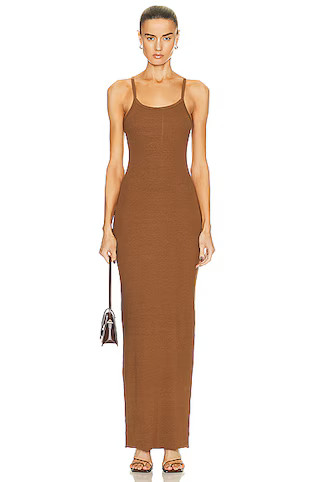 Eterne Tank Maxi Dress in Earth | FWRD | FWRD 