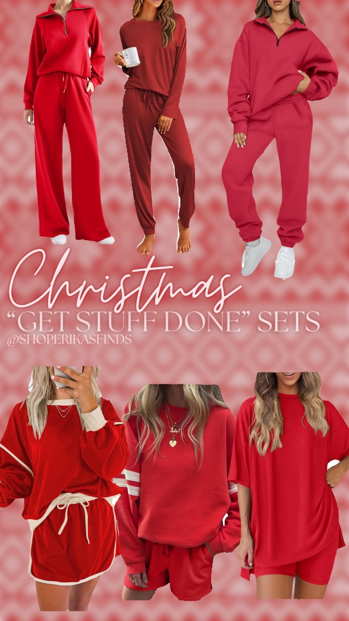 Christmas get stuff done sets 🎁❤️

Womens outfit ideas Christmas time cute cozy lounge sets on sale Amazon finds trendy casual on the go mom fits for running errands holiday hosting home prep must have this season fashion finds style trends

#LTKCyberWeek #LTKHoliday #LTKootd