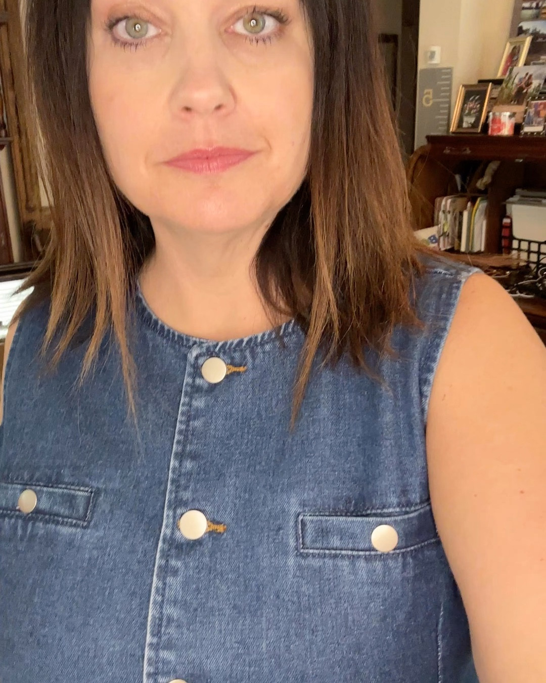 Got this vest during the summer?! Keep wearing it into the cooler months! #LTKFindsUnder50 

#LTKMidsize #LTKOver40