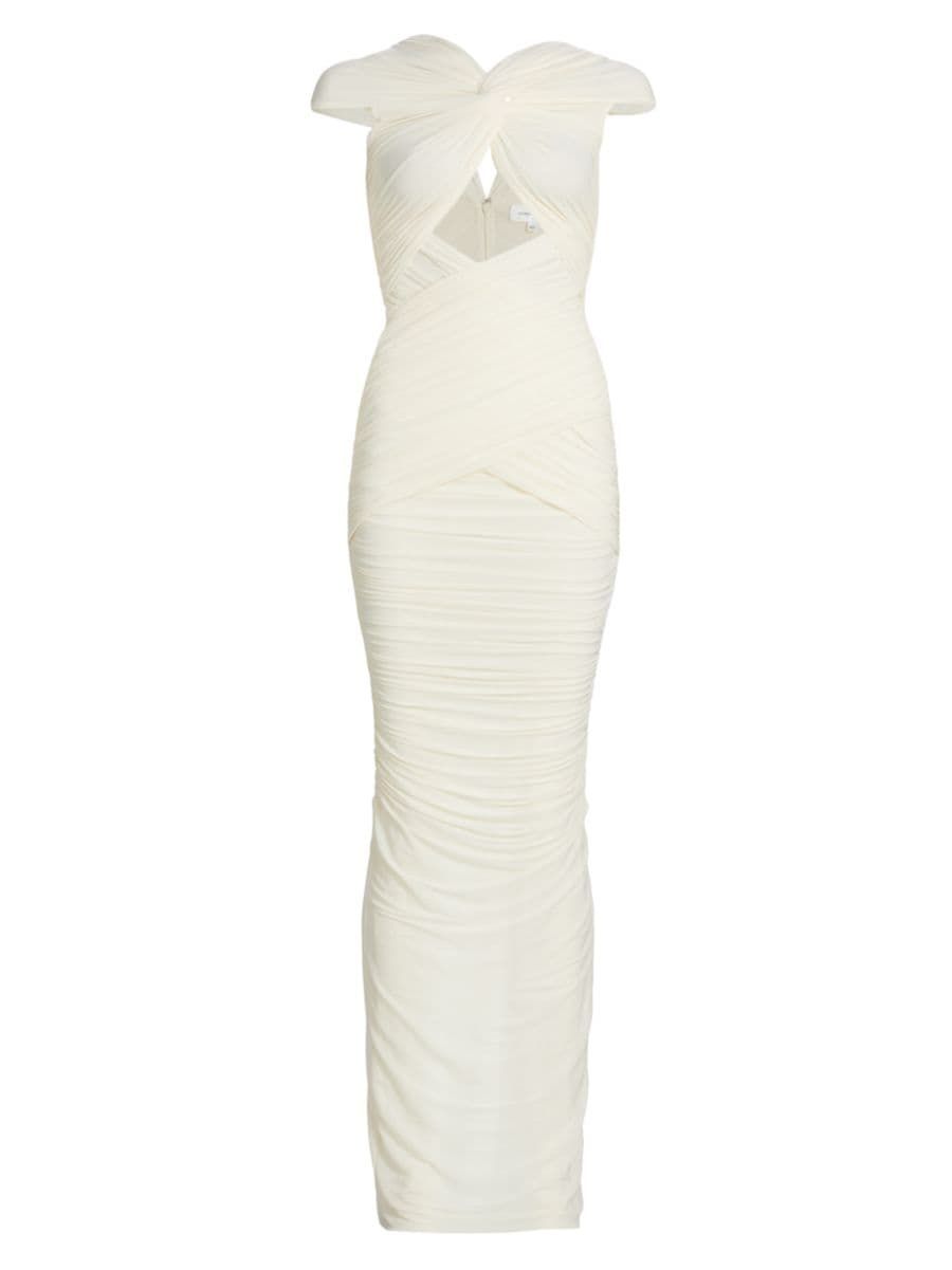 Ronny KoboNasha Ruched Twisted Cut-Out Maxi Dress | Saks Fifth Avenue