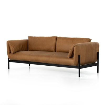 Jenkins 90" Heritage Camel Leather Sofa
     
      35% OFF | Scout & Nimble