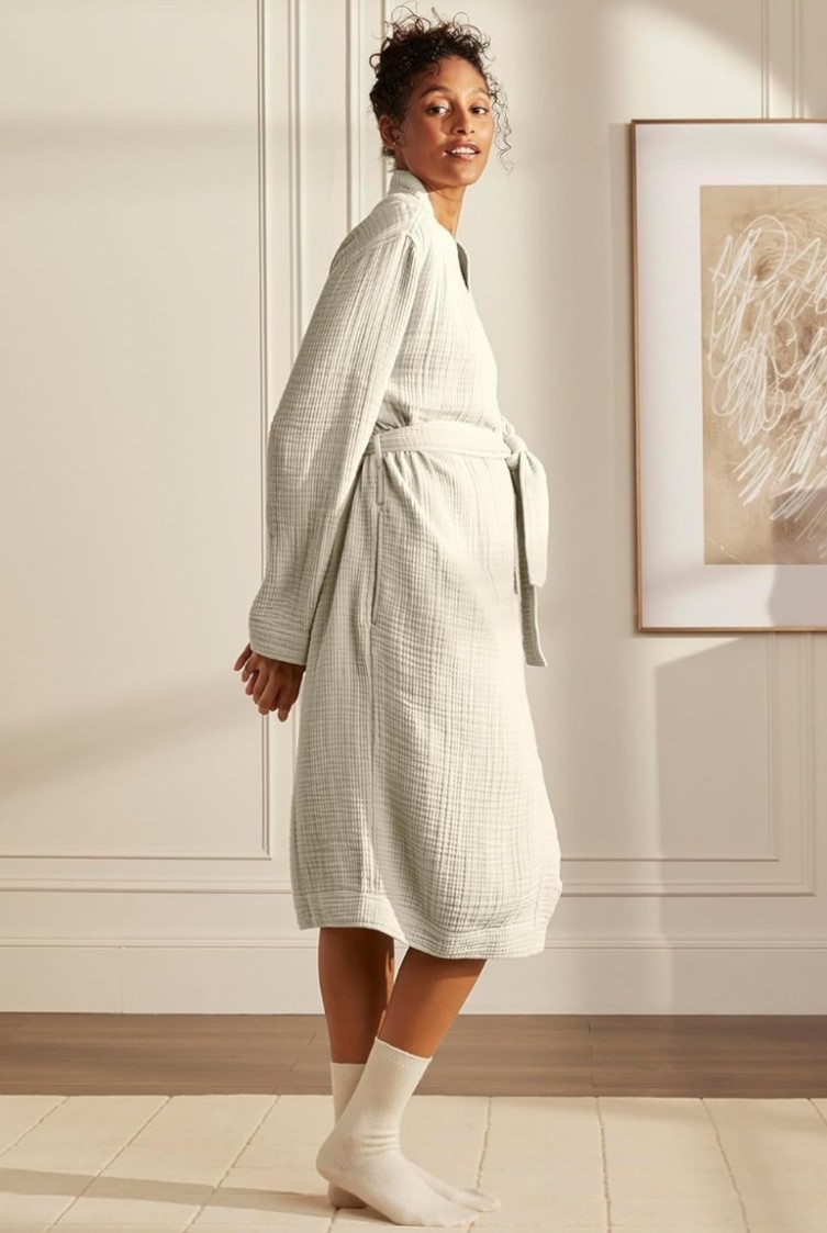 A self care upgrade she’ll feel every day. 🤍 This Dream Robe is made from ultra soft organic cotton with a lightweight, breathable feel that’s perfect for spring and summer. Luxe without being heavy, it’s ideal for slow mornings, post-shower comfort, and peaceful evenings at home. A cozy Mother’s Day present she’ll truly use and love.

Gift her the robe that turns every day into a spa moment. ✨

#LTKHome #LTKselfcare #LTKMothersDay