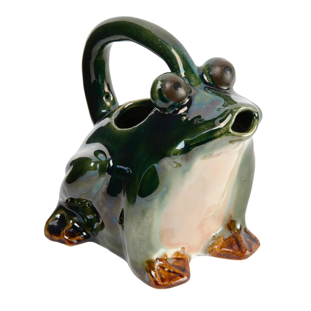 Creative Co-op Stoneware Frog Watering Pitcher | Walmart (US)